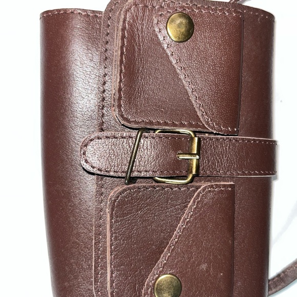 Brown Leather Men's Bag - Picture 2 of 8